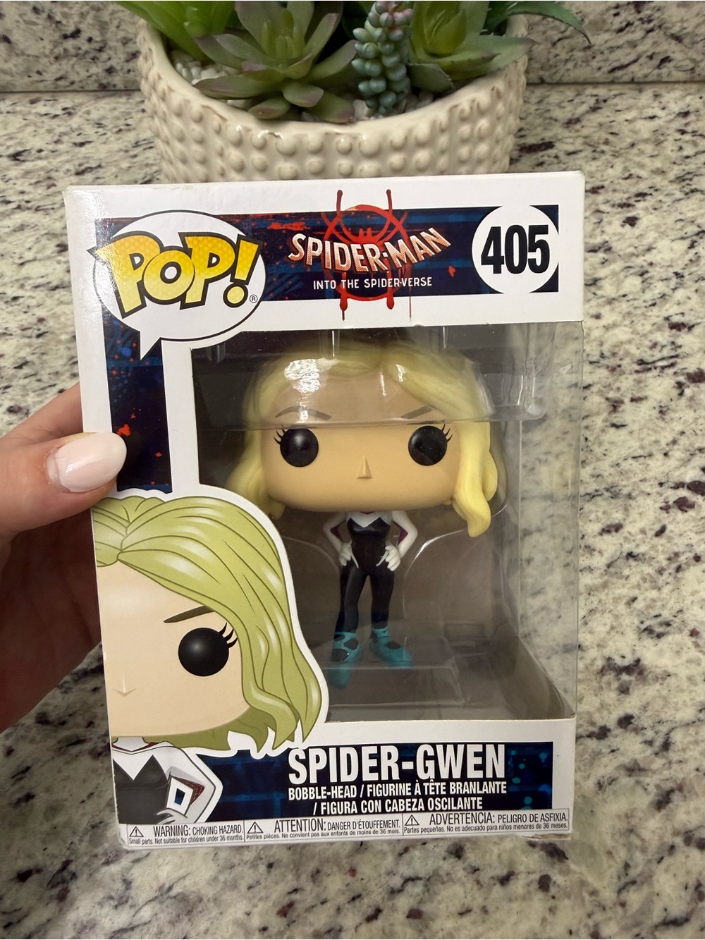 Funko Spider-Gwen Blonde with Teal Shoes Pop! Figure